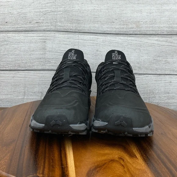 The North Face Vectiv Exploris Waterproof Futurelight Black Leather Shoe Mens 10